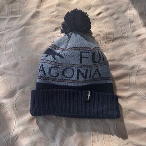 Patagonia Navy Knit Beanie